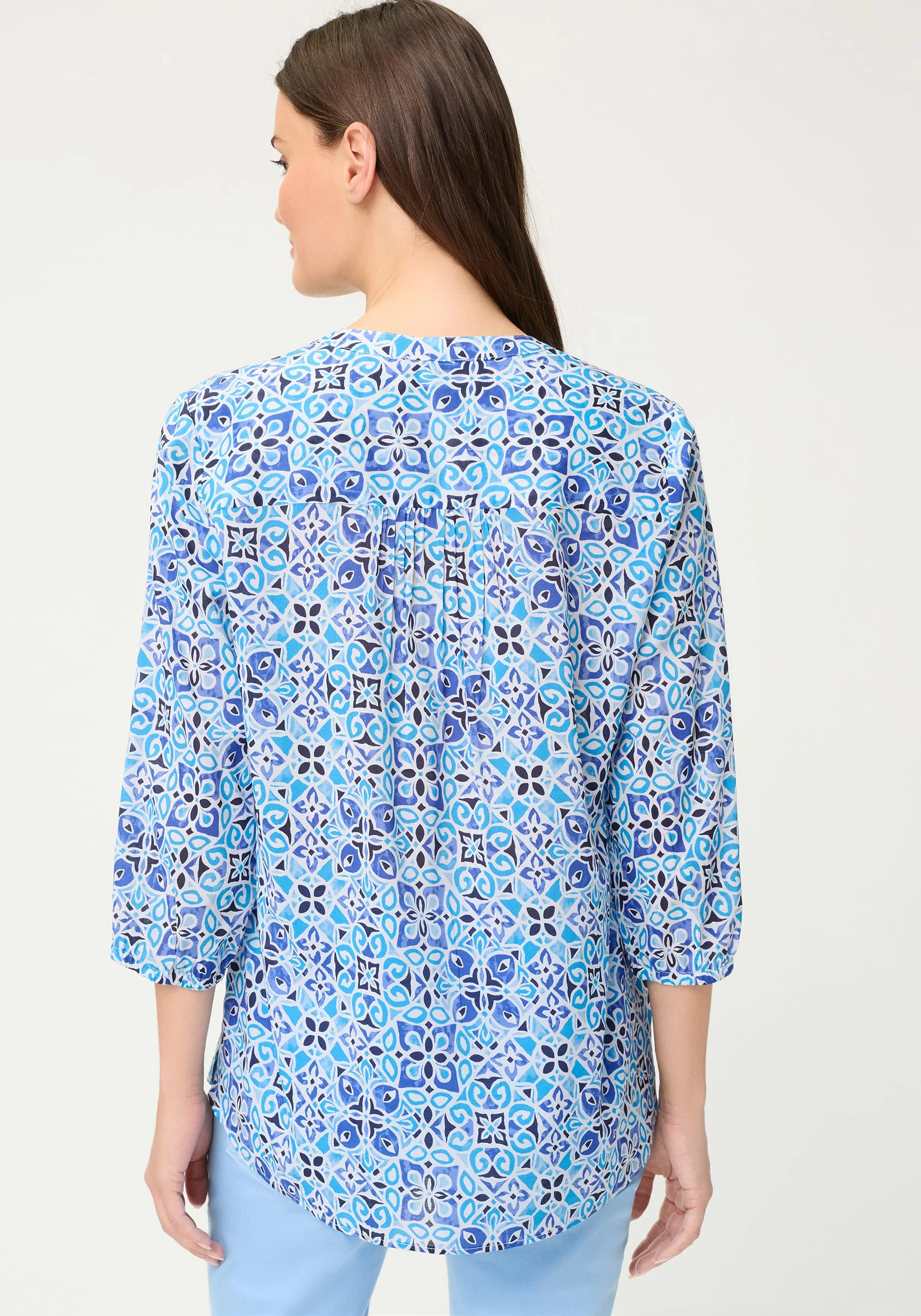Panneaux Tile Print Tunic Shirt - Image 2