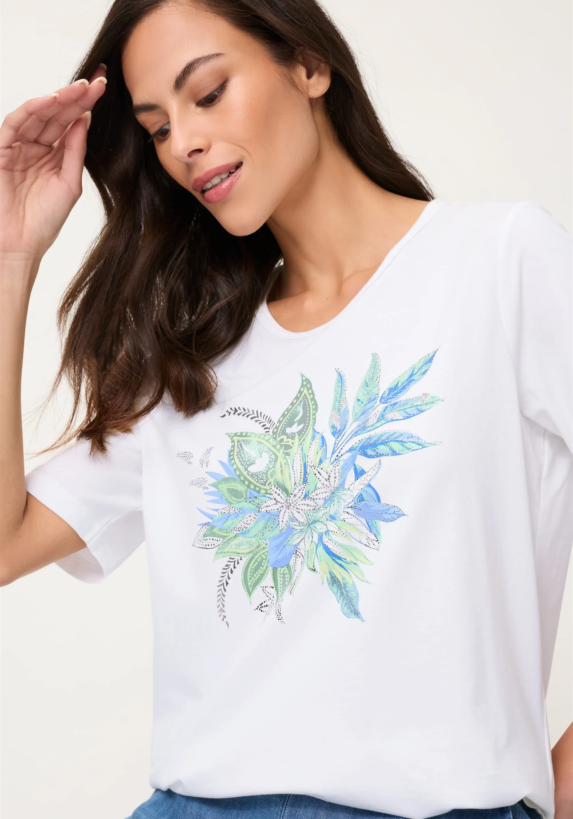 Placement Print T-Shirt
